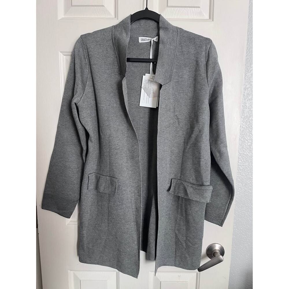 New Women’s Open Front Sweater Size Small